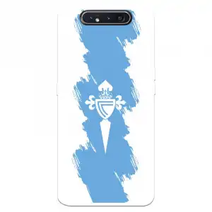 Funda Para Samsung Galaxy A80 Del Celta Escudo Trazo Azul - Licencia Oficial Rc Celta