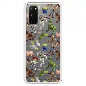 Funda para Samsung Galaxy S20 Oficial de Disney Muñecos Toy Story Siluetas