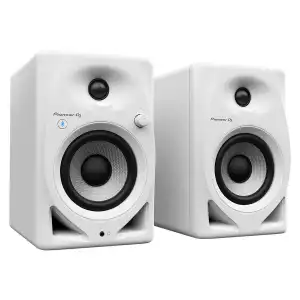 Pioneer DJ - Altavoces Activos DM-40D-BT-W De 4" Con Bluetooth (Blanco)