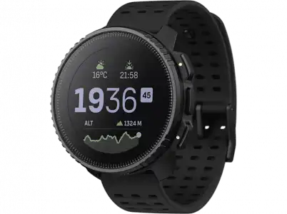 Reloj deportivo - Suunto Vertical, All Black, 125-175 mm, 1.4 ", GPS, Acero inoxidable