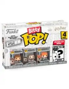 Set 4 figuras Funko Bitty Pop Harry Potter Hermione + Ron + Hagrid + Figura Sorpresa