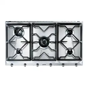 Smeg - Placa Gas 5 Quemadores - SRV596GH5