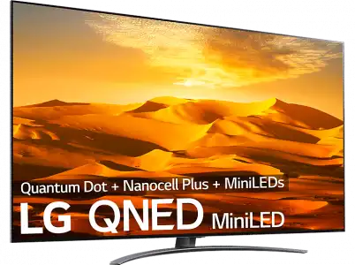 TV QNED 65" - LG 65QNED916QE, UHD 4K, Inteligente α7 Gen5 AI Smart TV, DVB-T2 (H.265), Negro