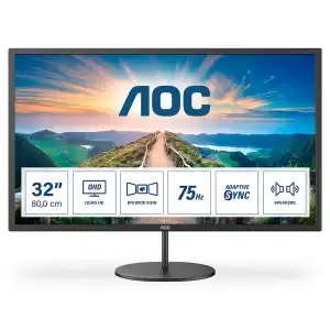 Aoc - Monitor PC 32' (80 cm) AOC Q32V4 75 Hz, QHD, Adaptive Sync.