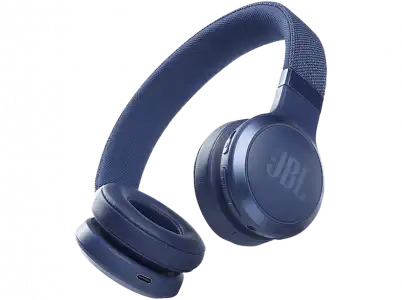 Auriculares inalámbricos - JBL Live 460NC, De diadema, Bluetooth 5.0, Hasta 50 horas, ANC, Azul