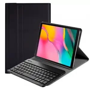 Cool Funda Negra con Teclado Bluetooth para Samsung Galaxy Tab A 2019 T510/T515