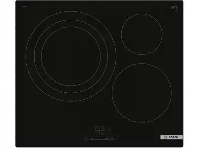 Encimera - Bosch PID61RBB5E, Eléctrica, 17 niveles, Inducción, 3 zonas, Negro