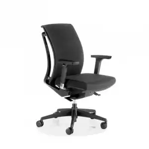 Euromof Flexiwork Silla de Oficina Ajustable Negra