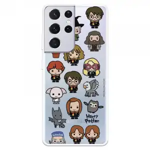 Funda Oficial de Harry Potter Personajes Íconos Harry Potter para Samsung Galaxy S21 Ultra