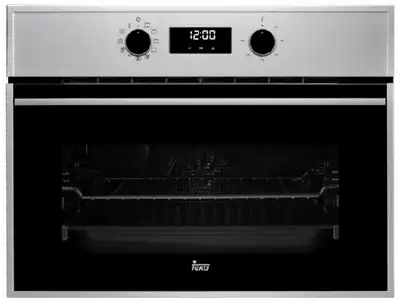 Horno compacto - Teka WISH HSC 635 P, Multifunción, Pirolítico, 44 l, 59.5 cm, Hydroclean, Inox