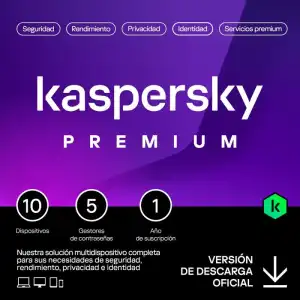 Kaspersky Premium 10 Dispositivos Licencia Digital 1 Año