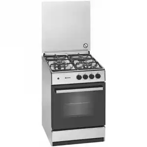 Meireles G 540 X Cocina de Gas Butano/Propano 3 Zonas 54cm + Horno 55L Acero Inoxidable