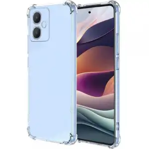 Ociodual Funda con Esquinas Reforzadas Transparente para Xiaomi Redmi Note 12 5G/Poco X5 5G