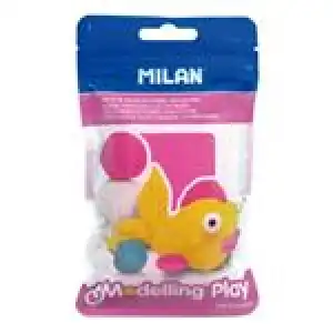 Pasta de modelar Milan Modelling Play seca al aire rosa