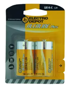 Pila ELECTRO DÉPÔT 2 PILAS R14 Alcalinas