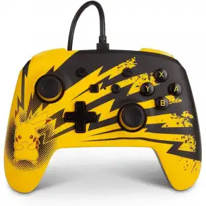 Power A Mando con Cable Pokémon Pikachu Lightning para Nintendo Switch