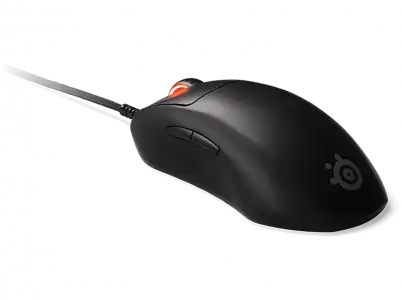 Ratón gaming - SteelSeries Prime, Por cable, USB, 50G, 18000 ppp, 1 ms, RGB, Negro