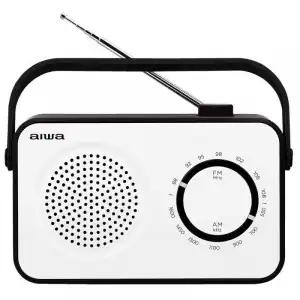 Aiwa R-190 Radio Analógica AM/FM Blanca