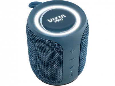 Altavoz inalámbrico - Vieta Pro Groove, 20 W, Bluetooth 5.0, 12 h, IPX 7, Azul