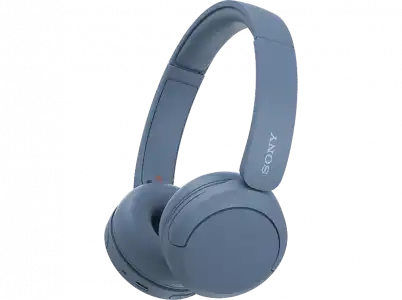 Auriculares inalámbricos - Sony WH-CH520, Bluetooth, 50 horas de autonomía, Carga rápida, 360 Audio, Conexión multipunto, Cascos estilo diadema, Azul