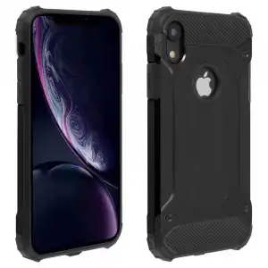 Avizar Defender II Funda Antigolpes Negra para iPhone XR