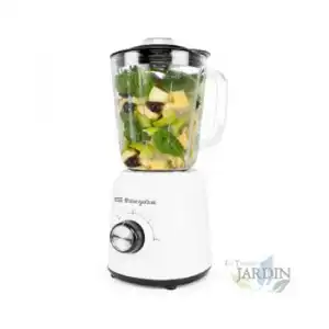 Batidora De Vaso Orbegozo. Capacidad 1,5 Litros. Jarra De Cristal. 2 Velocidades + Turbo. Potencia: 500w.