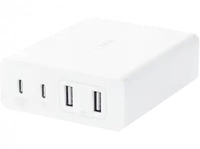 Cargador - Belkin Boost Charge Pro GaN, 108W, 2 puertos USB-A, USB-C, Blanco