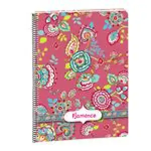 Cuaderno A4 Busquets Flamentco pautado rosa