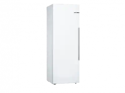 Frigorífico una puerta - Bosch KSV36AWEP, Cíclico, 186 cm, 346 l, Cajón VitaFresh, Refrigeración Súper, Blanco