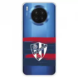 Funda Para Huawei Honor 50 Lite Del Huesca Rayas Transparente - Licencia Oficial Sd Huesca