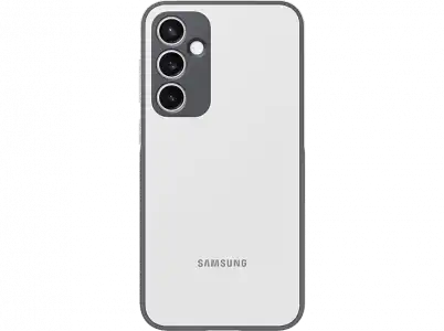 Funda - Samsung, para Galaxy S23 FE, Silicona, Trasera, Gris claro