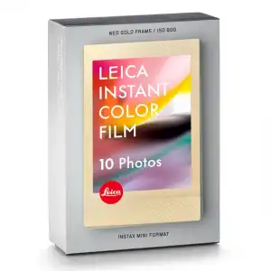 LEICA - Película instantánea Leica SOFORT (mini / 10 exposiciones) dorado.
