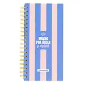 Mr Wonderful Planificador diario Mucho por hacer y disfrutar rosa