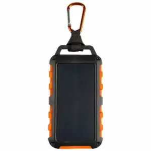 Powerbank Solar 10000mah 2 Usb Y Usbc 20w Certificado Ipx4 Lampe Led Xtorm Negro