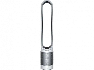 Purificador de aire - Dyson TP02 Pure Cool Link, ventilador purificador torre, Filtro HEPA Glass 360, Blanco/Plata