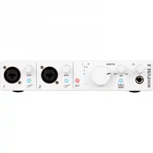 Arturia MiniFuse 2 Interfaz de Audio y MIDI USB Compacta Blanco