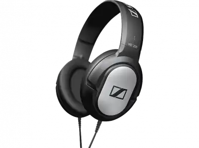 Auriculares - Sennheiser HD 206, De diadema, Con cable, Jack 3.5 mm, Negro y Plata