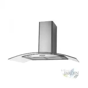 Campana Decorativa Cristal. Motor De 100w. Clase Energética B. 2 Filtros Desmontables.