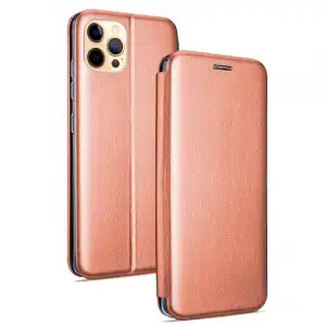 Cool Funda Flip Cover Elegance Rosa Oro para iPhone 12 Pro Max