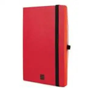 Cuaderno A5 Finocam Modern FA5 liso rojo