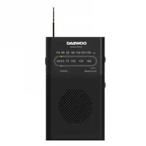 Daewoo DW1027 Radio Portátil Negra