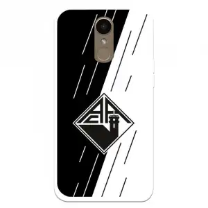 Funda Para Lg K10 2017 Del Académica De Coimbra Escudo Bicolor - Licencia Oficial Académica De Coimbra