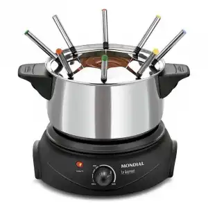 Mondial FD-02 Fondue para 8 Personas 1500W Acero Inoxidable