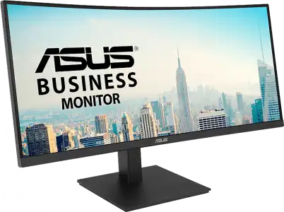 Monitor - ASUS VA34VCPSN, Curvo, 34", QHD, 4 ms, 100 Hz, HDMI, Negro