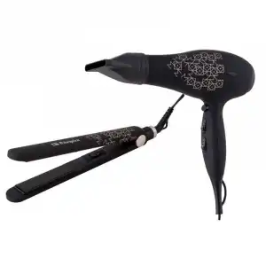 Orbegozo SET 5250 Set de Belleza Secador de Pelo 2000W + Plancha Cerámica