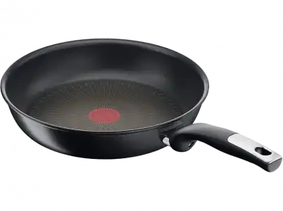 Sartén - Tefal Jordi Cruz G25504, Multiuso, Diámetro 24 cm, Revestimiento Titanium Antirayaduras, Tecnología Thermo-Signal, Aluminio, Negro