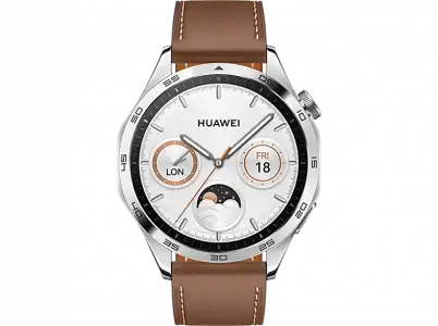 Smartwatch - Huawei Watch GT4, 46 mm, AMOLED, Hasta 14 días de autonomía, Marrón