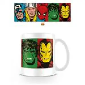 Taza Marvel Caras de héroes