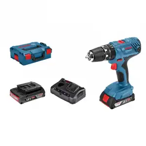 Bosch GSB 18V-21 Taladro Atornillador + 2 Baterías 18V + Cargador