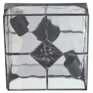 Fabrilamp Plafón Estepa 2xe27 Plata